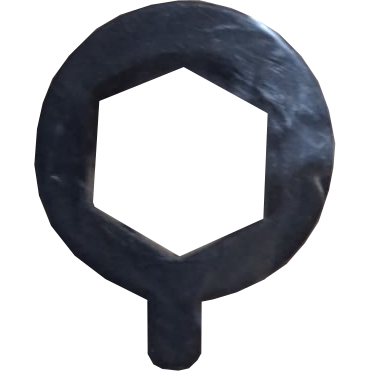 Broil King infrared side burner, knob adapter