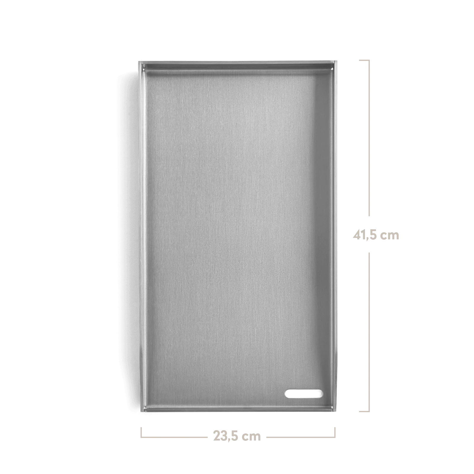 Burnhard Plancha Set mit 2tlg. Grillspachtel und Grillschaber Fred 41,5 x 23,5 cm