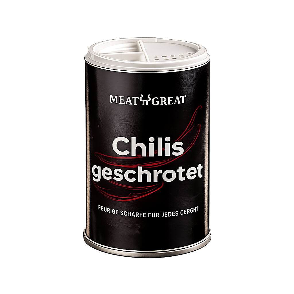Meat 'n' Great Chilis geschrotet, Streuer, 70g