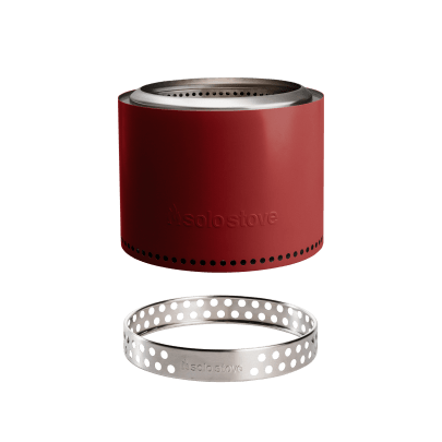 Foyer de feu de joie Solo Stove + support 2.0 (Rouge / Mûre)
