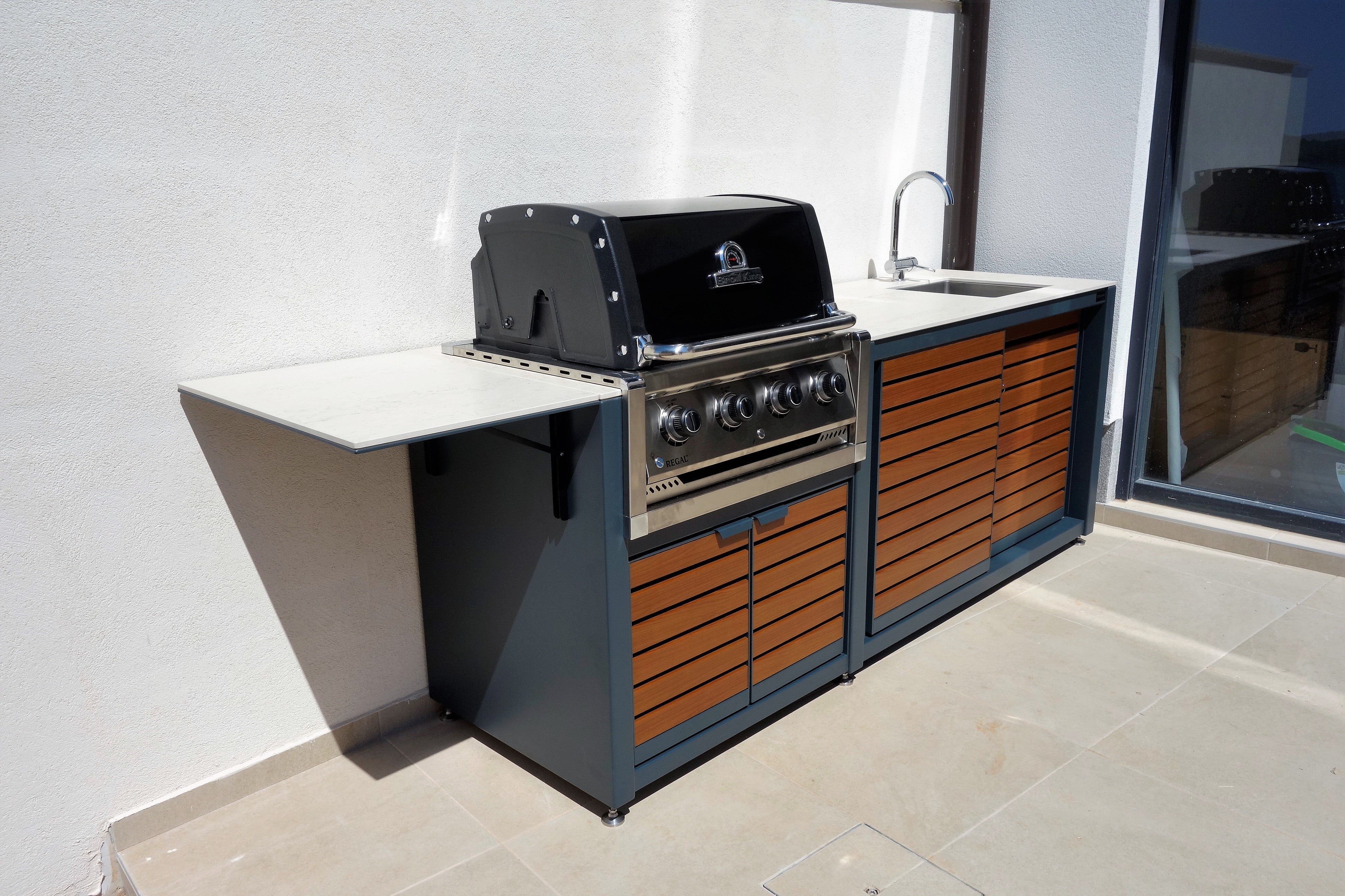 Dukin Outdoorküche Klappbrett für CookOUT® GRILL/EGG