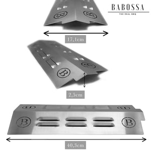 Placa de protección contra llamas Babossa, Burnhard Earl