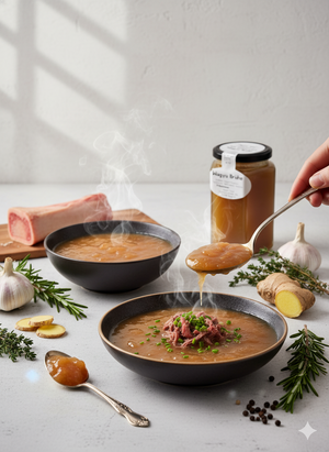 Wagyu bone broth | Collagen power for intestines and joints | Meat'n'Food