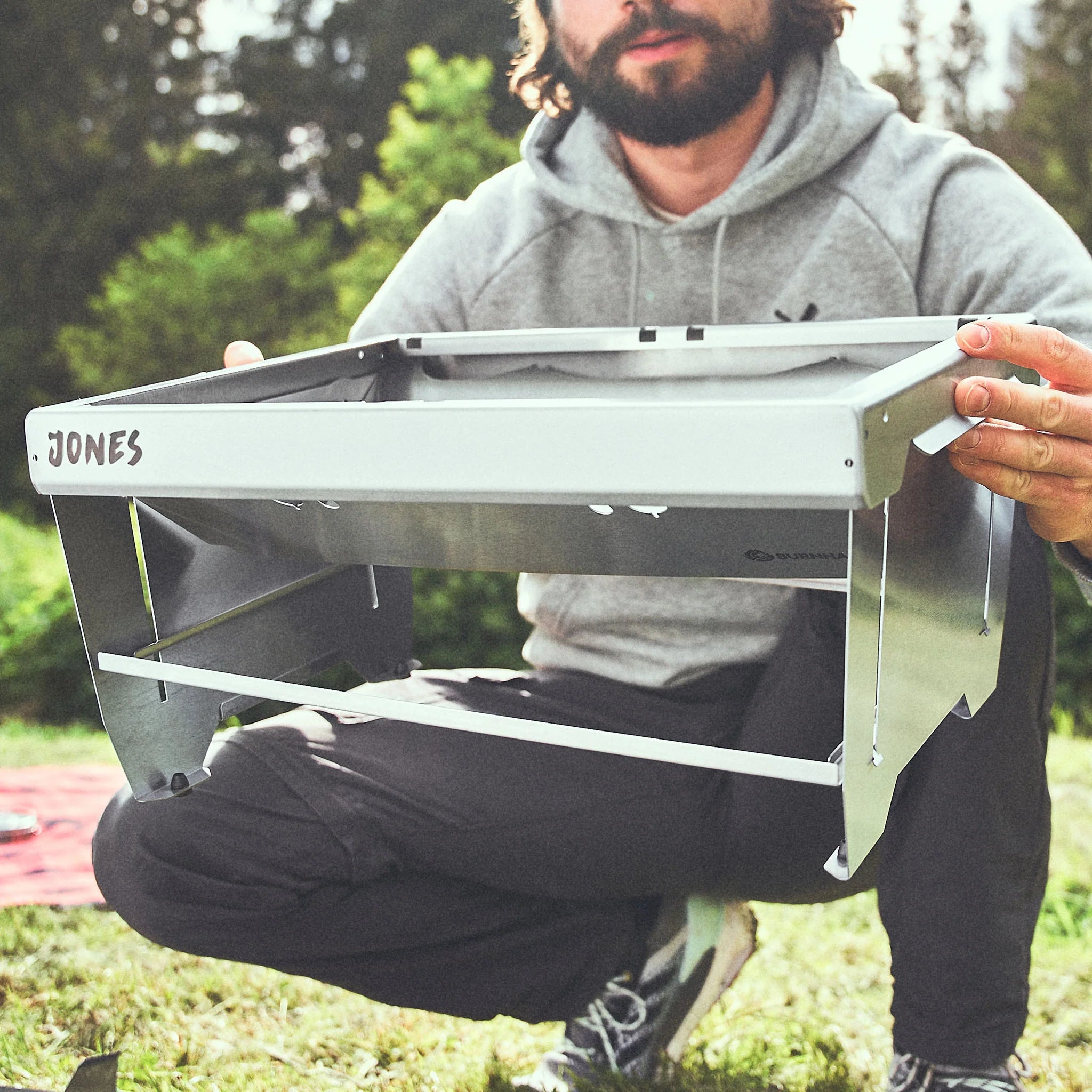 Burnhard JONES Campinggrill 2-Brenner