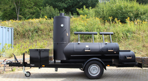 Joe's Barbeque Rookoven 24" Verlengde Horeca Aanhangwagen