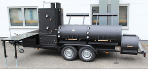 Joe's Barbeque Rookoven 30" Verlengde Horeca Aanhangwagen