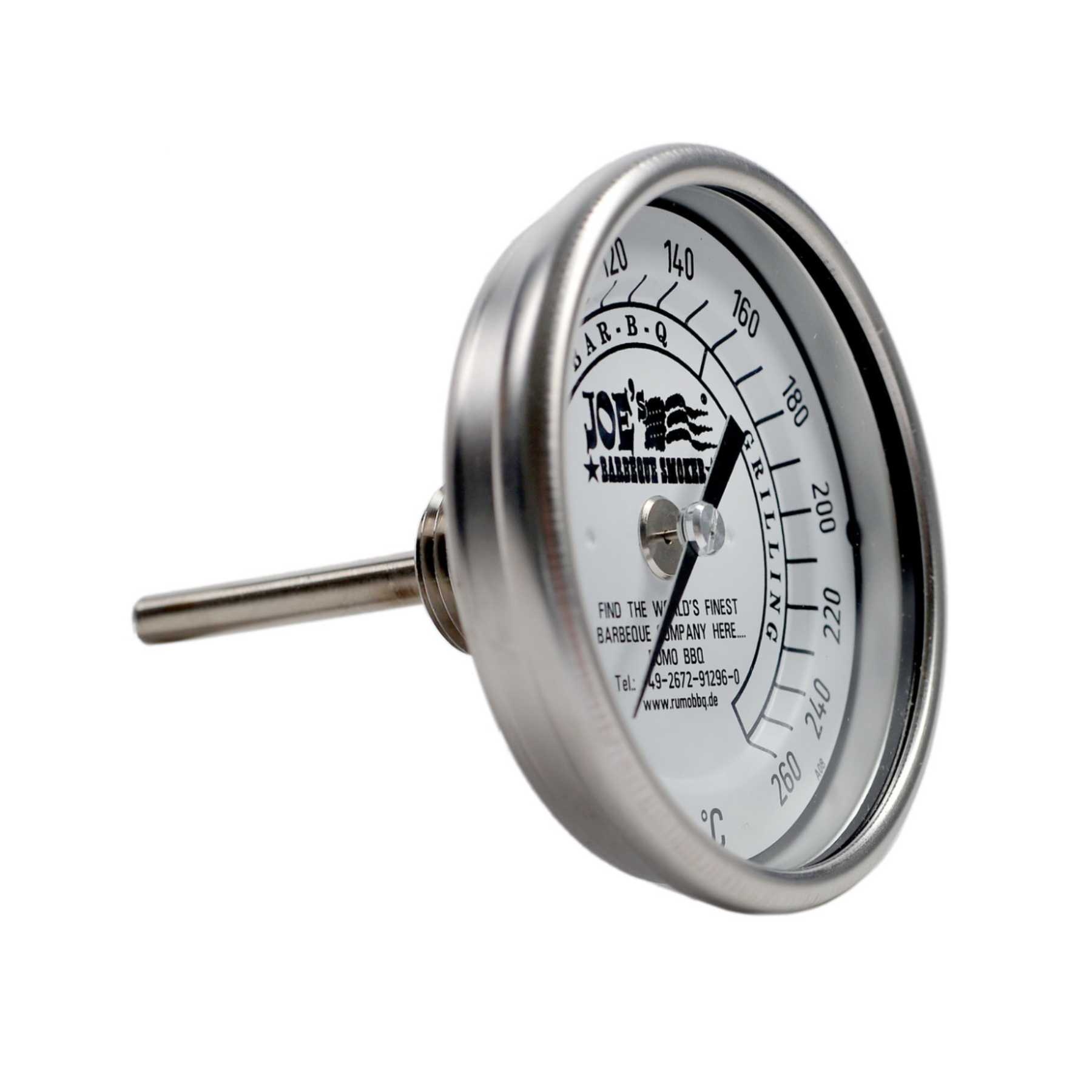 JOE's Barbeque Original 3" Edelstahl-Thermometer