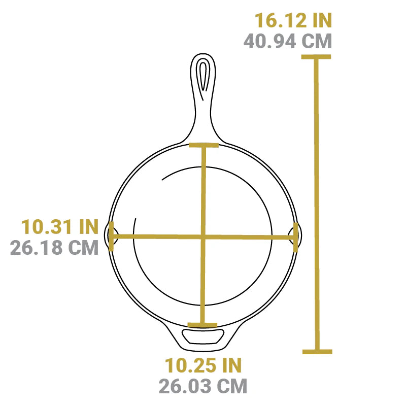 Sartén de hierro fundido Lodge, 26cm