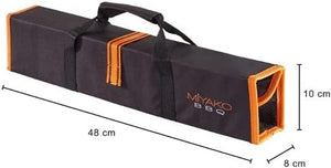 Miyako barbecue cutlery set 4 pcs incl. bag