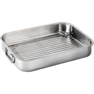 Asador Napoleon de acero inoxidable con rejilla
