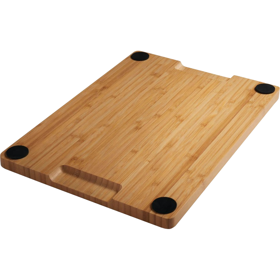 Detailansicht Unterseite Napoleon Bambus Schneidebrett 37x27cm, passend für Seitenablage