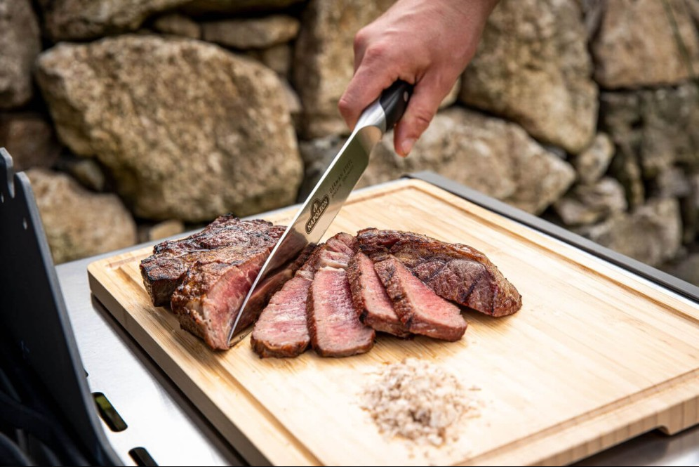 Tabla de cortar de bambú Napoleon 37x27cm, apta para bandeja lateral