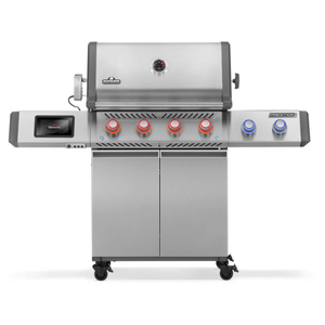 Napoleon Prestige PRO™ 500, collegato, in acciaio inox, con girarrosto incluso