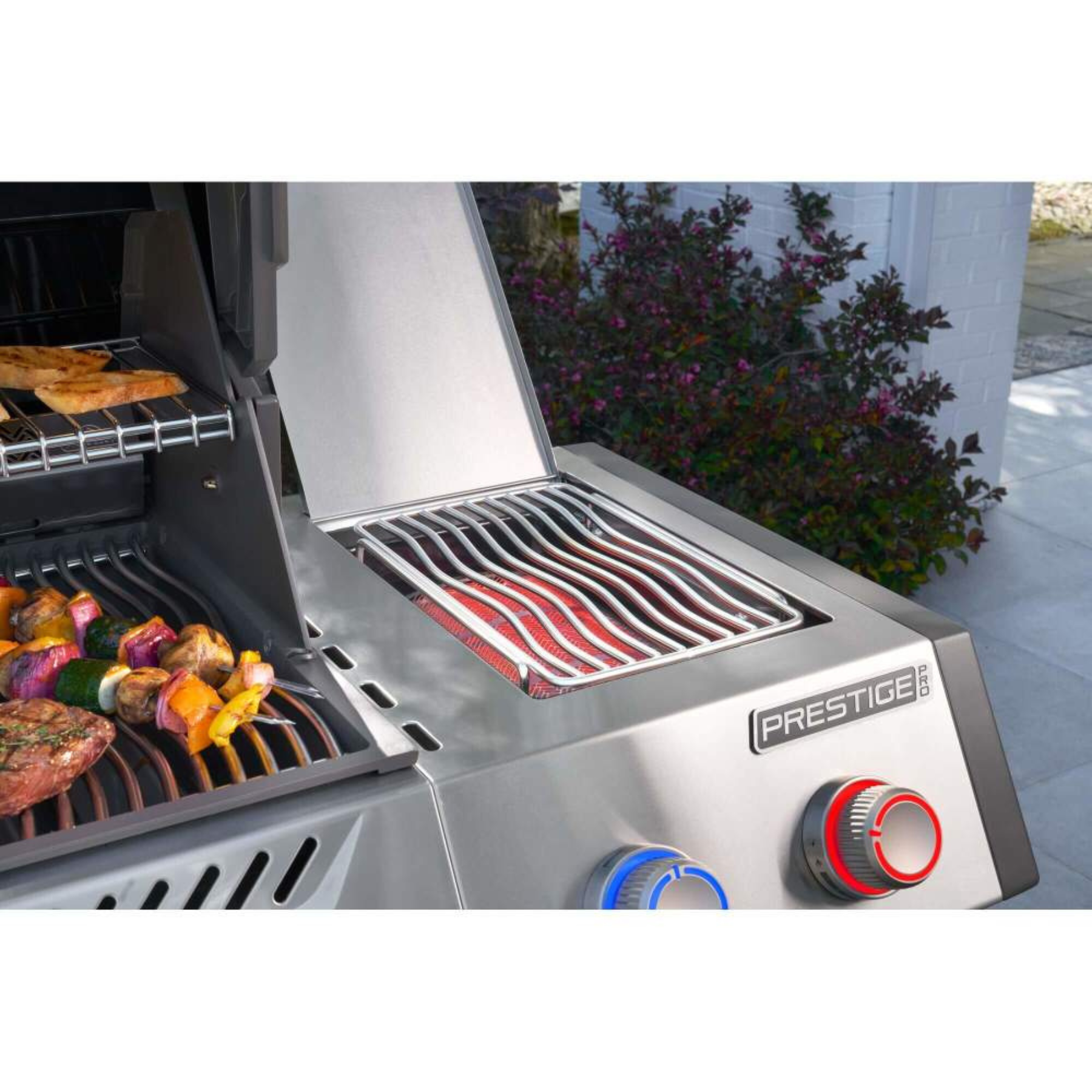 Napoleon Prestige PRO™ 500, Connected, stainless steel, incl. rotisserie spit