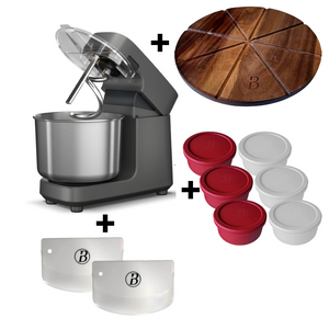 Ooni Halo Pro batidora espiral y robot de cocina gris oscuro incl. accesorios pizza de regalo