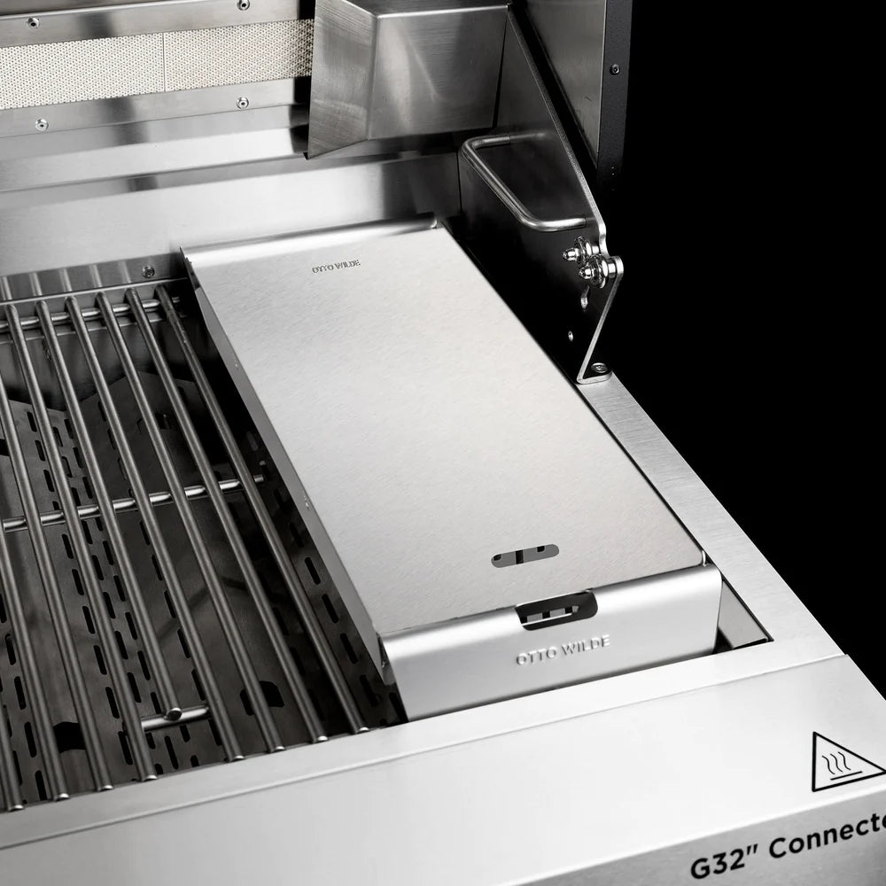 Otto Wilde grill basket with lid, 8"