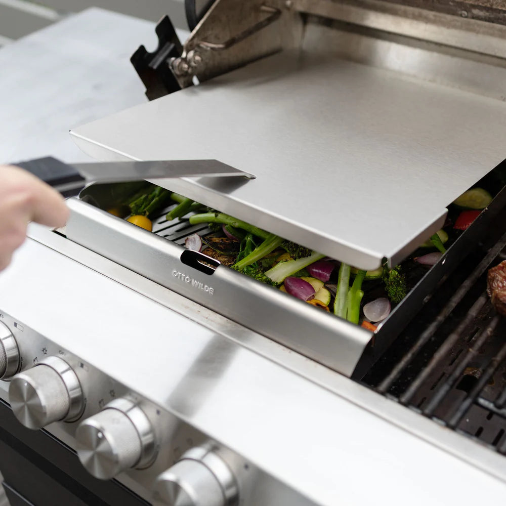 Panier à griller Otto Wilde avec couvercle, 40 cm 