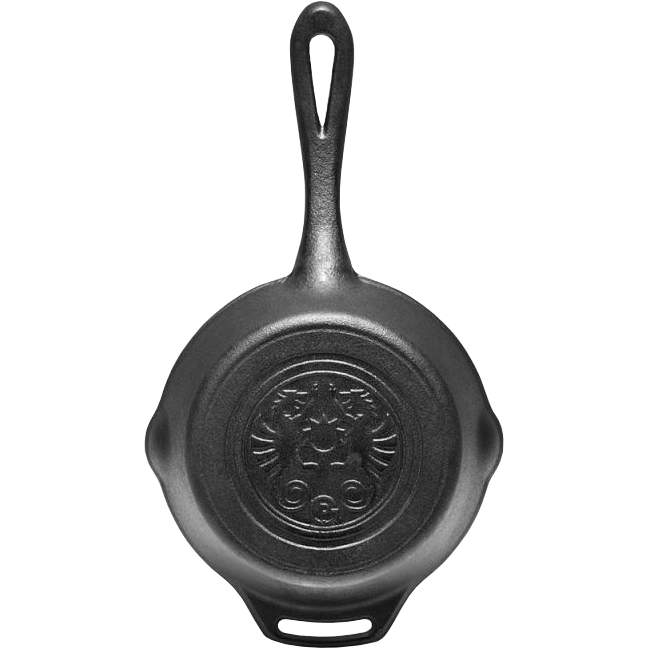 Ansicht unten Petromax Feuerpfanne fp20 mit Stiel