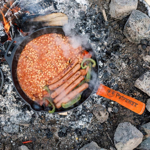 Anwendungsbild Petromax Feuerpfanne fp35 mit Stiel