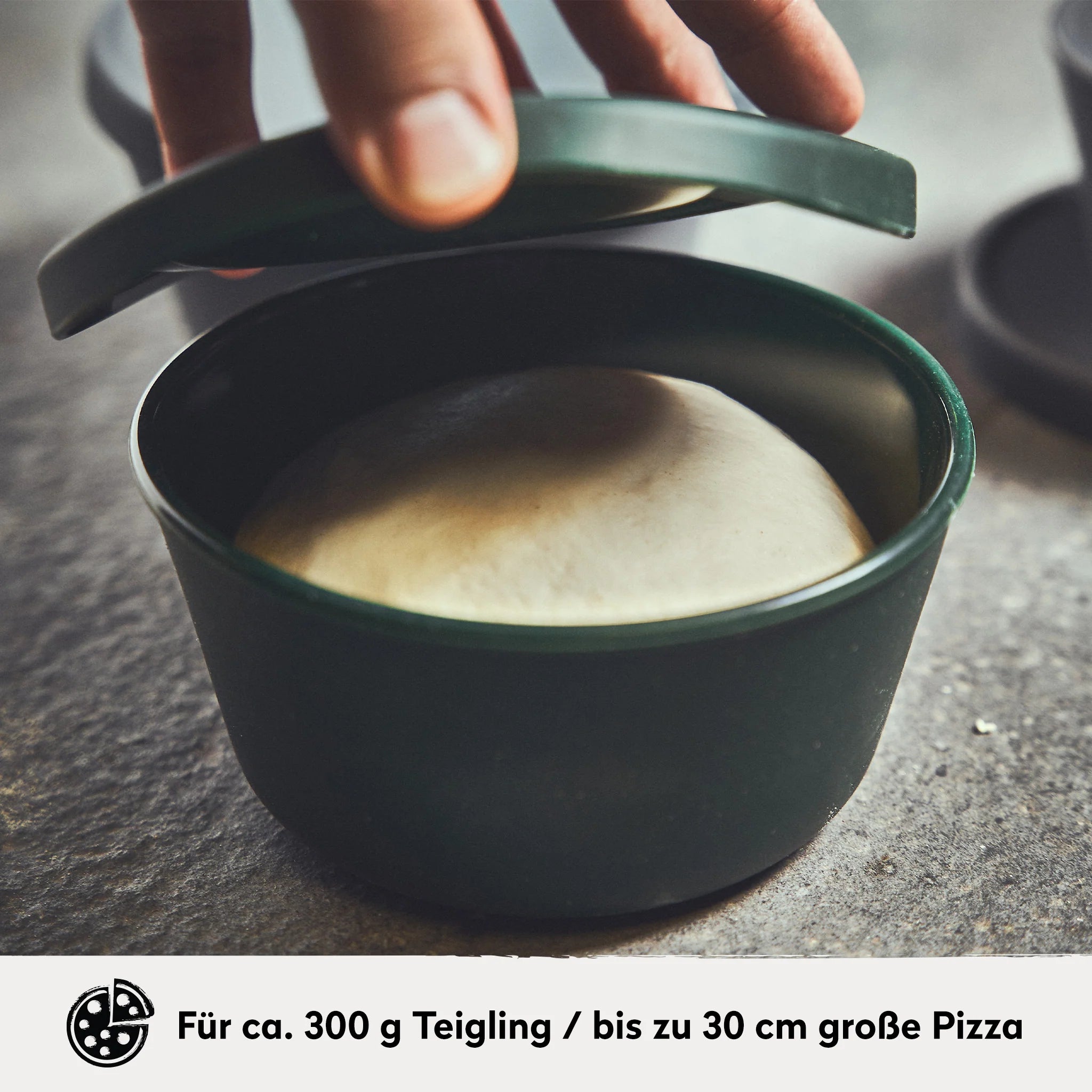 Burnhard Pizzaballenbox mit Deckel 6er-Set