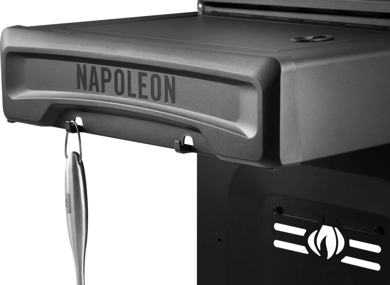 Napoleon Phantom, Rogue® PRO 30 Plancha, SIZZLE ZONE™ Side burner, matt black