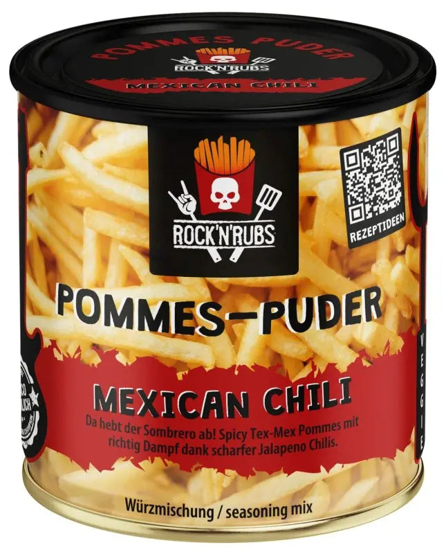 Rock 'n' Rubs Pommes-Puder, Mexican Chili, 150g