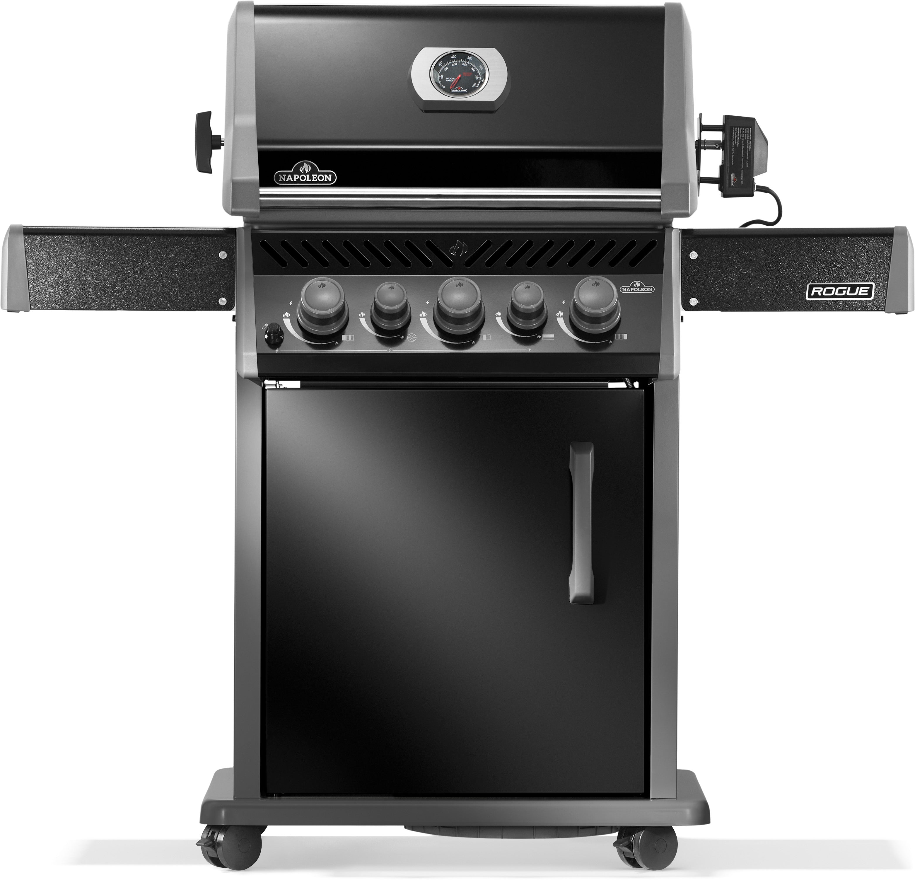 Napoleon Rogue 425, con quemador trasero y lateral incl. asador (último modelo 2026)