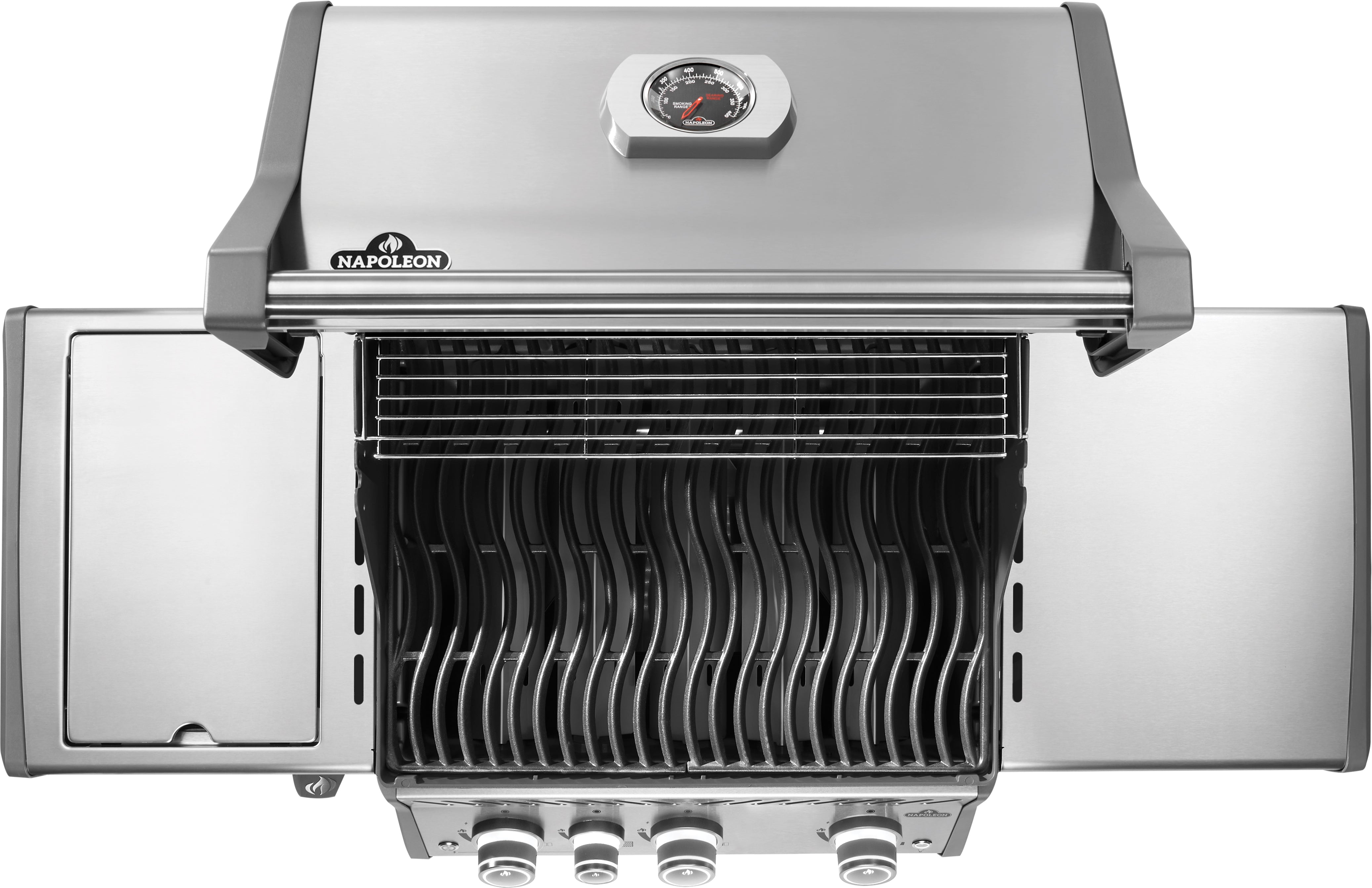 Napoleon Rogue Pro 425, SIZZLE ZONE side burner, stainless steel 2026