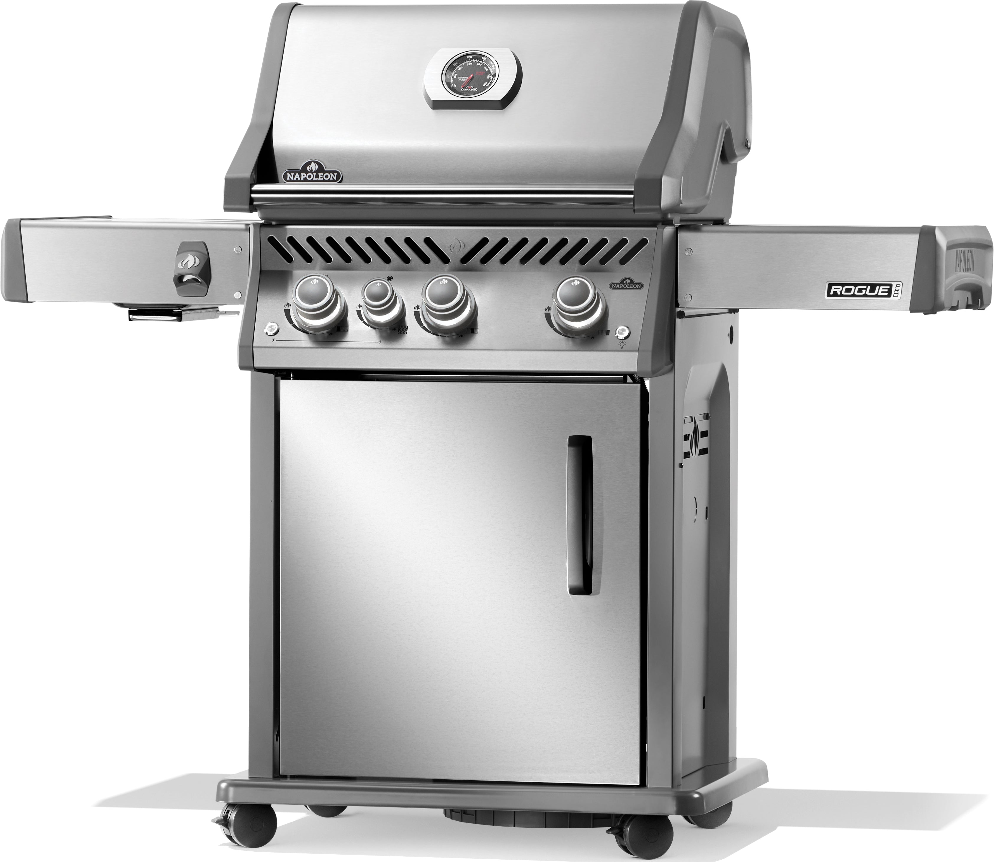 Napoleon Rogue Pro 425, SIZZLE ZONE side burner, stainless steel 2026