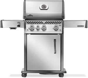 Napoleon Rogue Pro 425, quemador lateral SIZZLE ZONE, acero inoxidable 2026