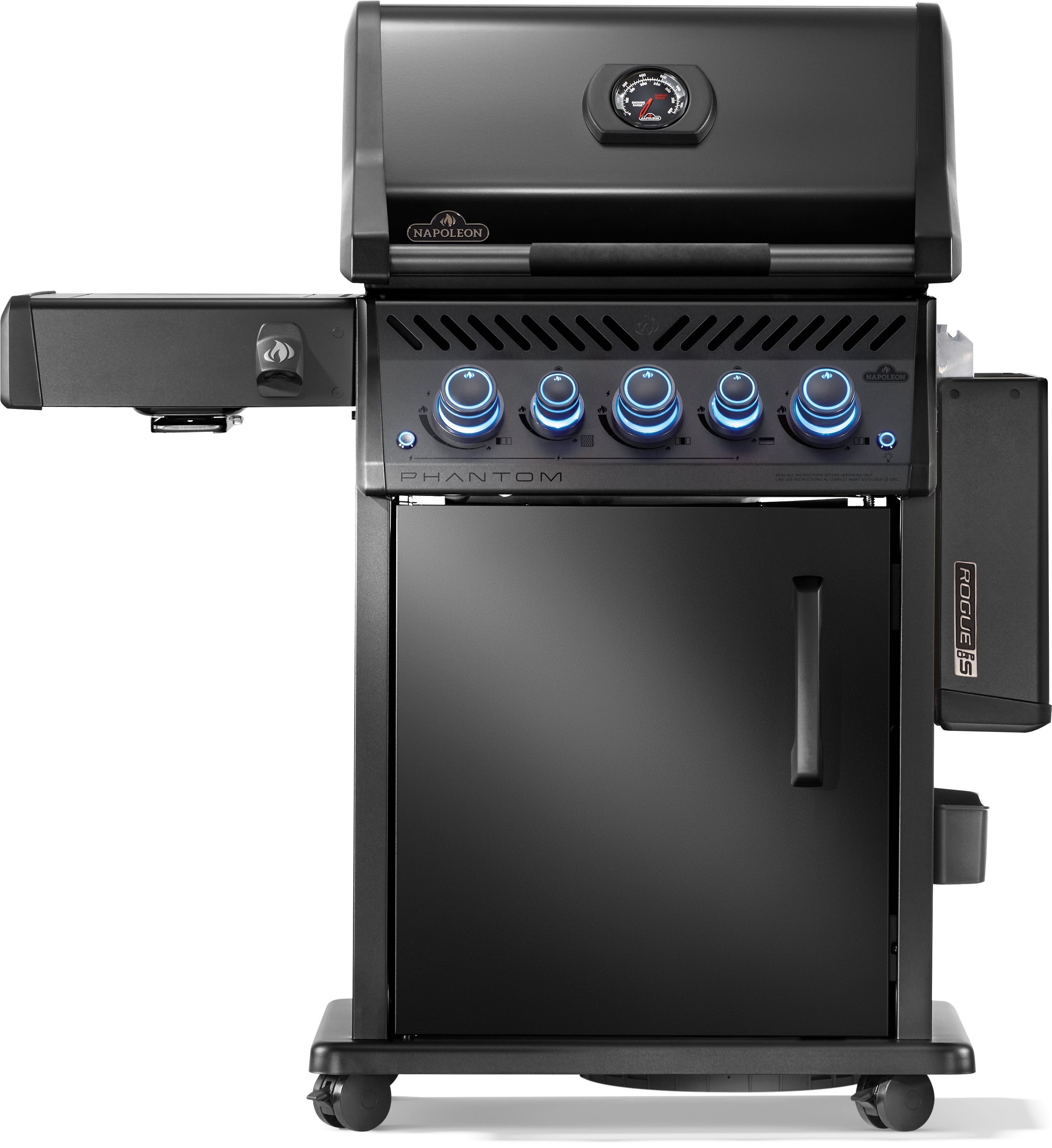Napoleon Phantom, Rogue PRO-S 425, with stainless steel grids, matt black