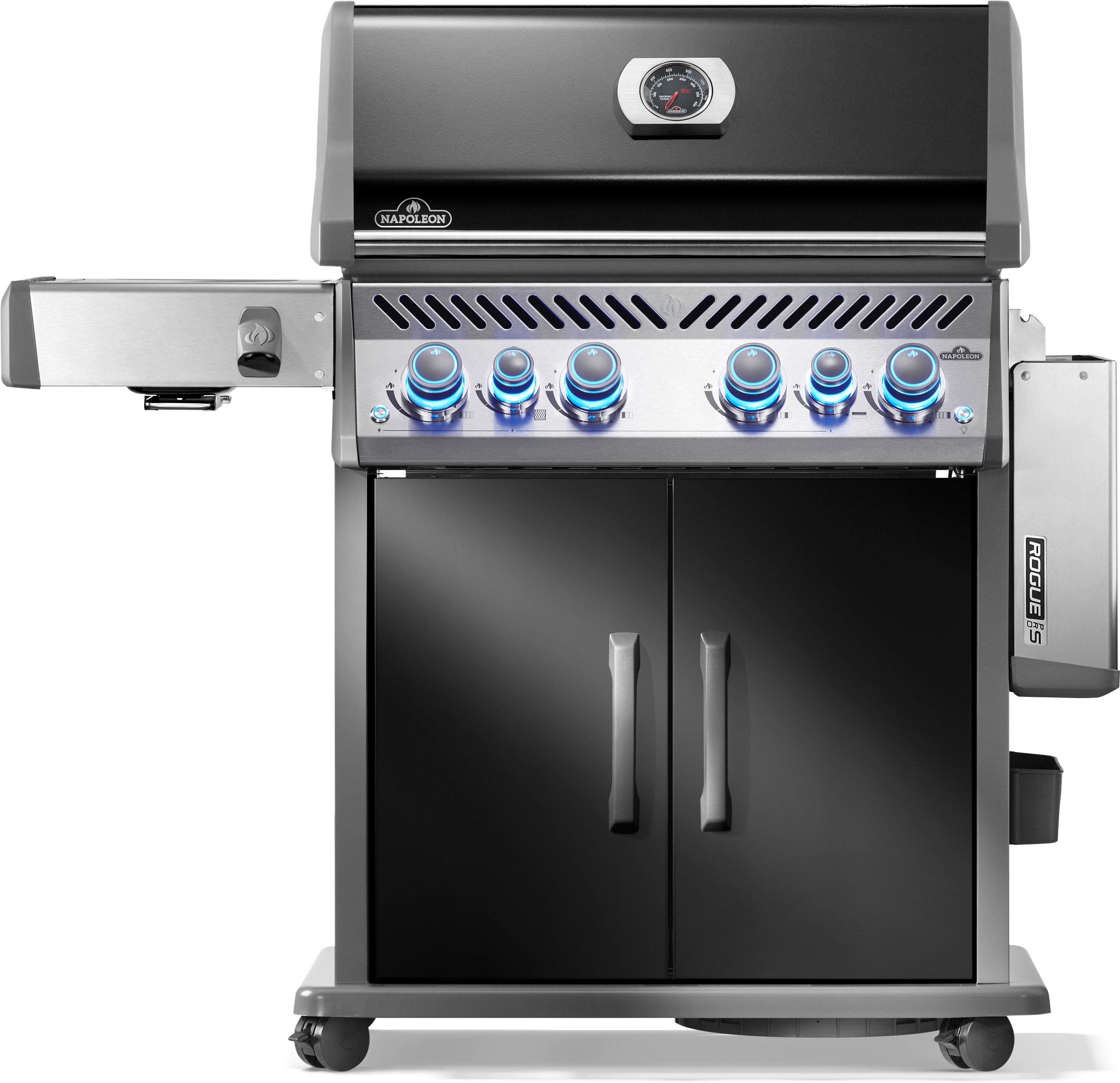 Napoleon Rogue PRO-S 525 with cast iron grates, black