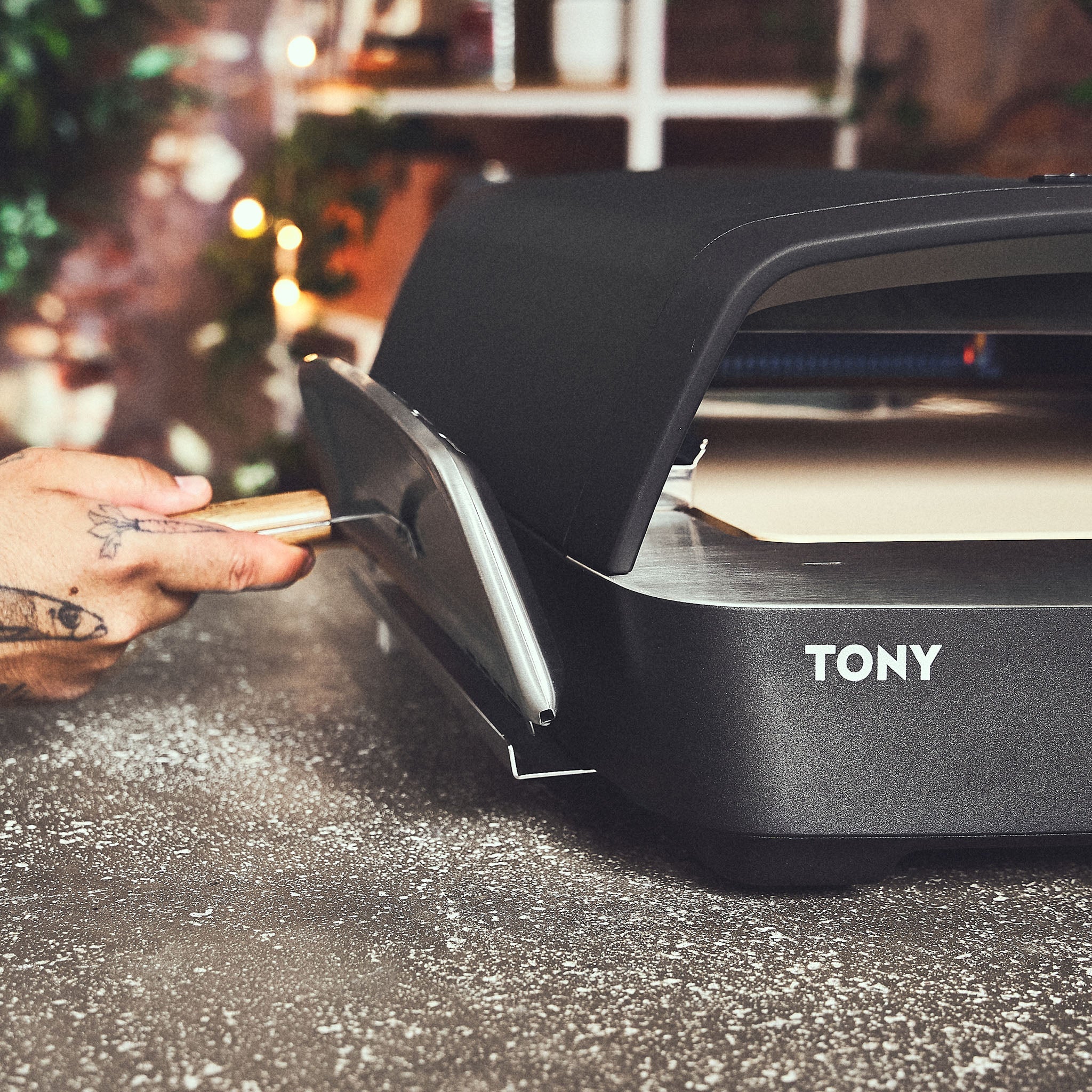 Burnhard Hitzeschild für TONY Gas-Pizzaofen