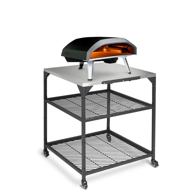 Table modulaire Ooni V2 - Grand système de table modulaire 80 x 80 x 90 cm pour fours à pizza et accessoires