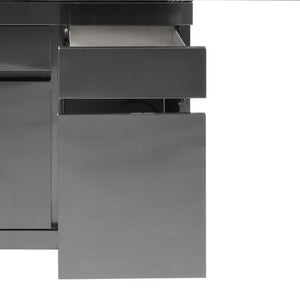 ALLGRILL drawer system right handleless for Modular CHEF L -black