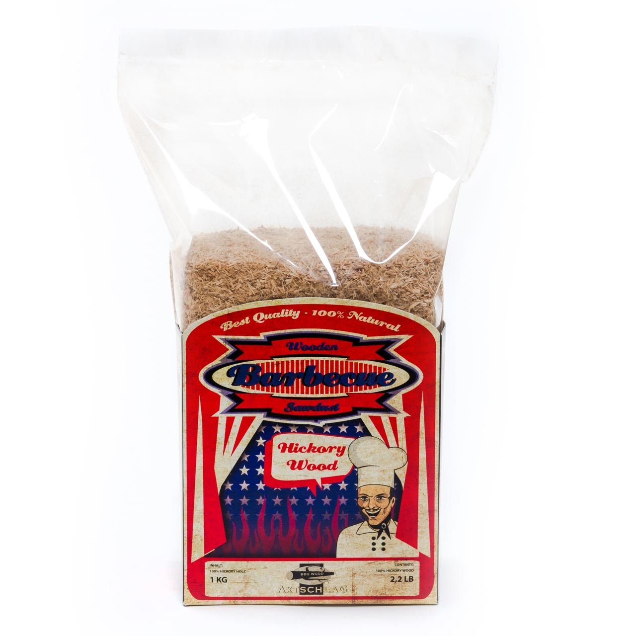 Axtschlag Räuchermehl, Hickory