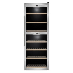 CASO WineComfort 1260 Smart Weinkühlschrank, 126 Flaschen, 2 Zonen, WLAN - Ansicht 1
