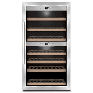 CASO WineComfort 660 Smart Weinkühlschrank, 66 Flaschen, 2 Zonen, WLAN - Ansicht 1