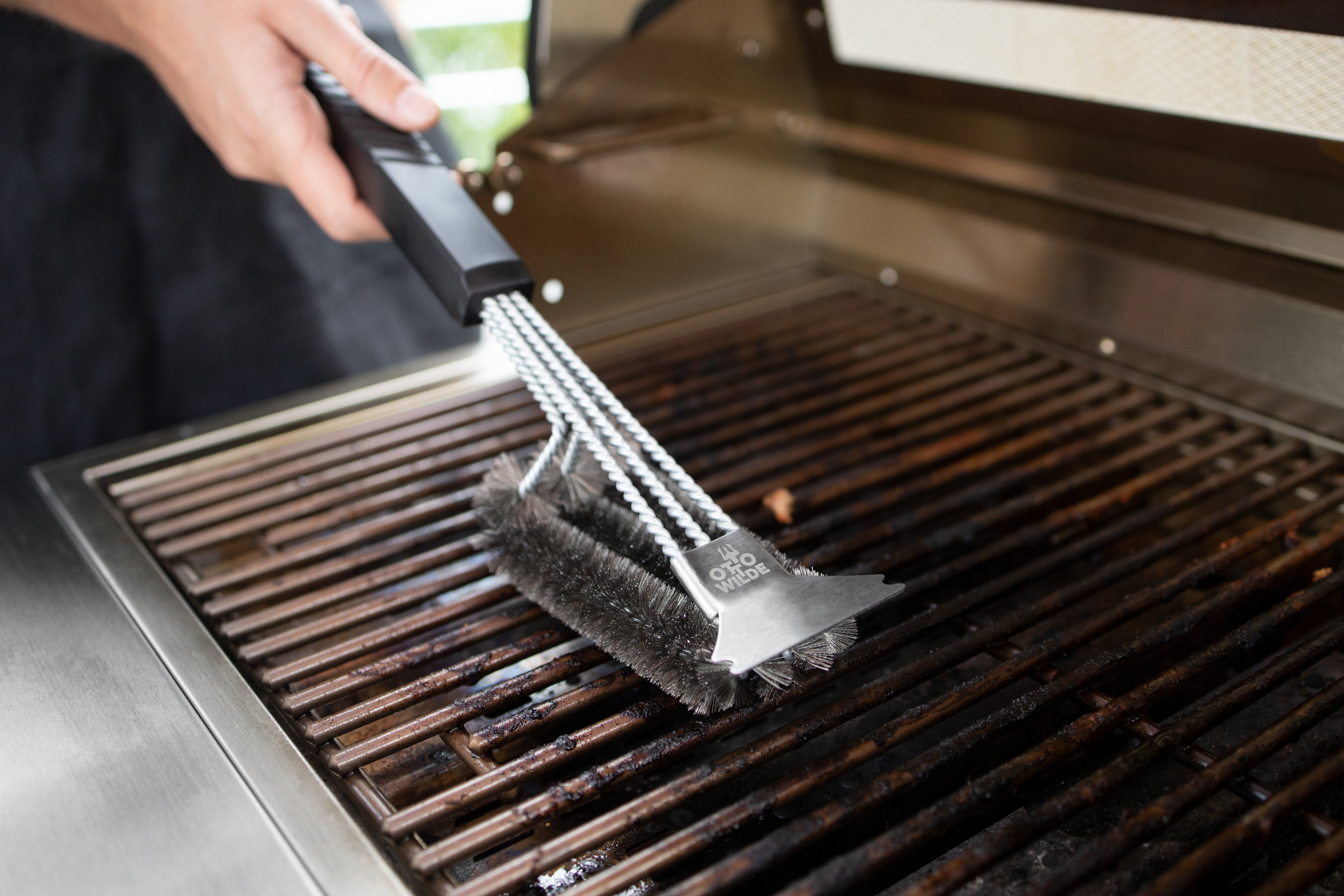 Spazzola per barbecue Otto Wilde, acciaio inox