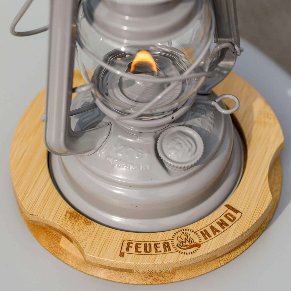 Feuerhand Laternenuntersetzer für Baby Special 276 aus beschichtetem Bambus - Ansicht 2