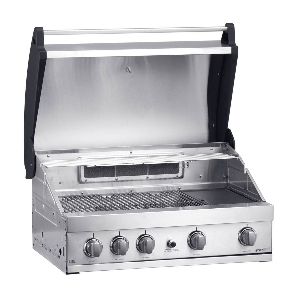 Grandhall Elite G4 Einbaugrill, 4 Brenner + Infrarot-Heckbrenner - Ansicht 4