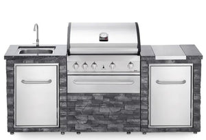 Grandhall Stone Island für Maxim/Elite inkl. Elite G4 Einbau Gasgrill