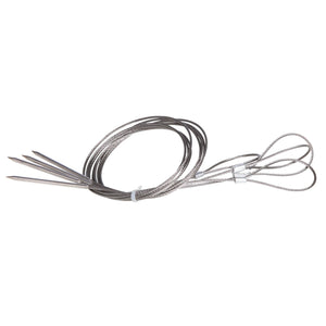ALL’GRILL Flexibles Grillspieße-4er-Set (Schaschlikdraht/Grilldraht)
