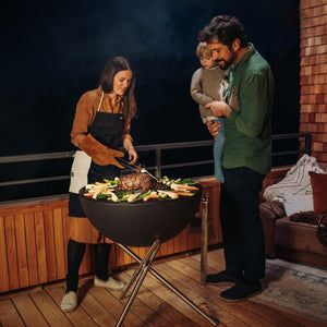 Höfats plancha grill set high, BOWL 70