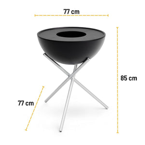Höfats plancha grill set high, BOWL 70