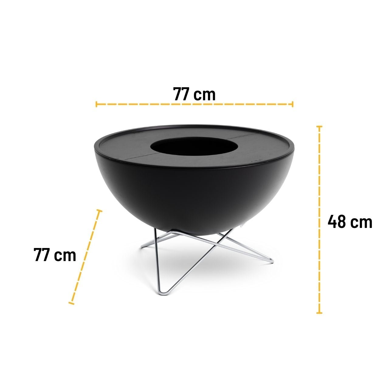 Ensemble de grill Höfats Plancha profonde, bol 70