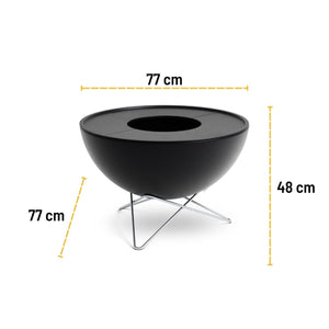 Höfats deep plancha grill set, BOWL 70