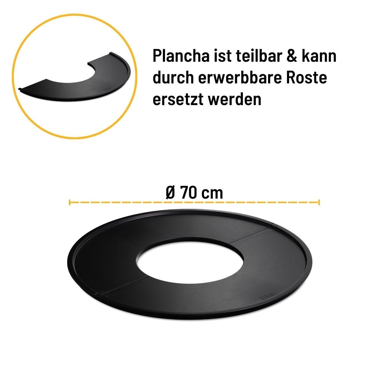 Set per grigliare Höfats deep plancha, BOWL 70