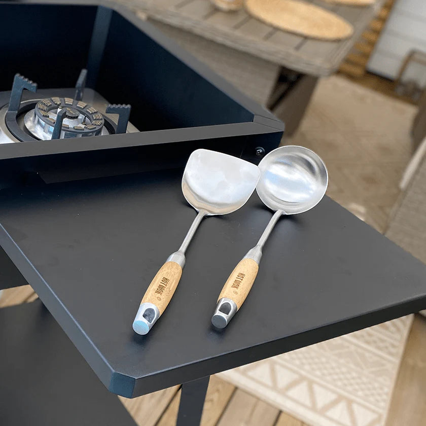 Cuchara para wok caliente