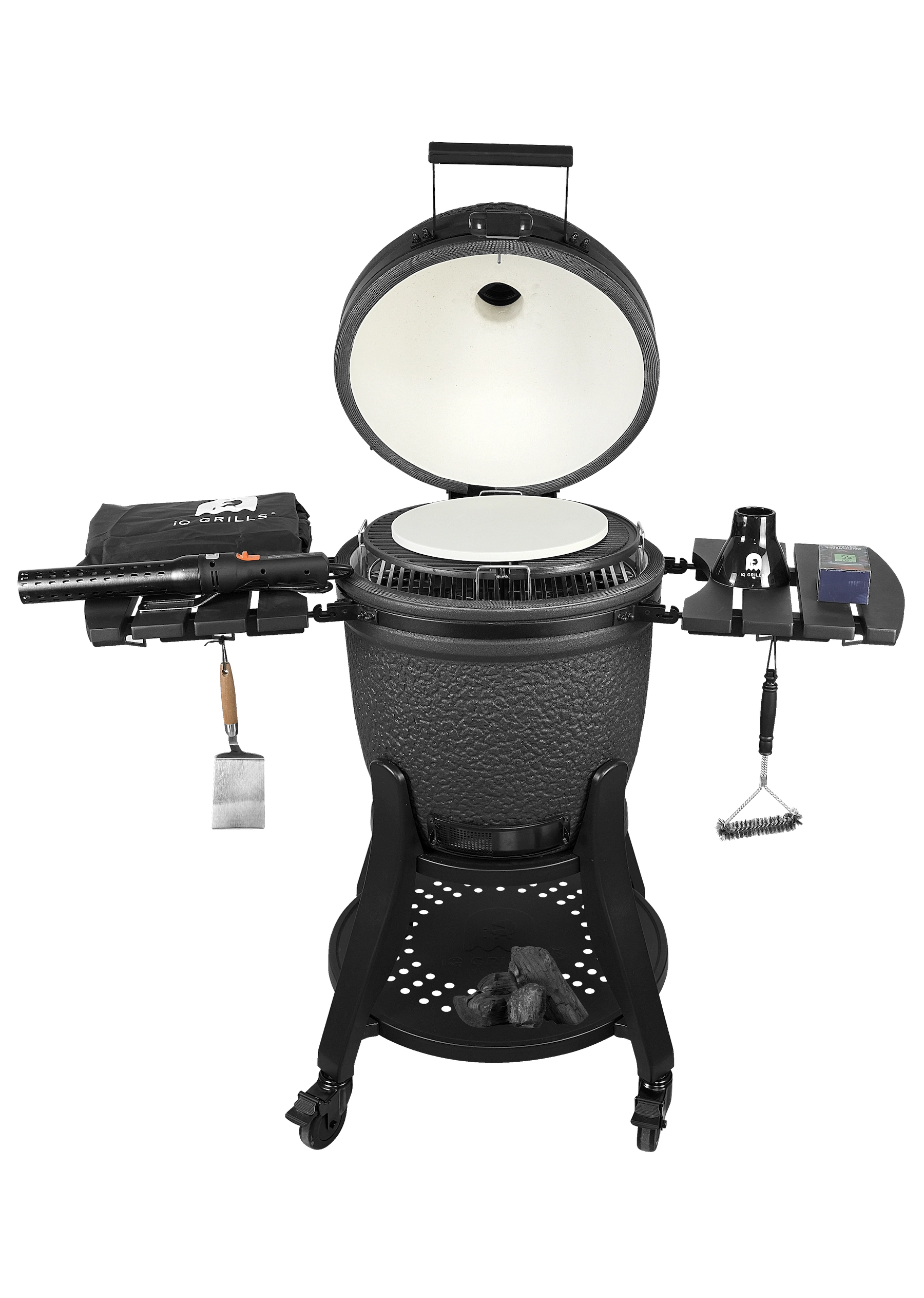 Produktbild iQ Grill Large 22" Carbon Black Holzkohle-Kamadogrill